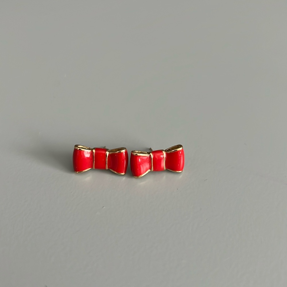 Kate Spade delicate bow earrings